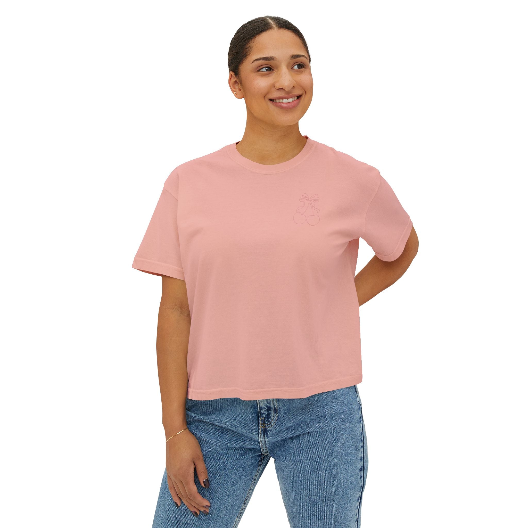 Pretty Girls Eat Dessert Boxy Tee