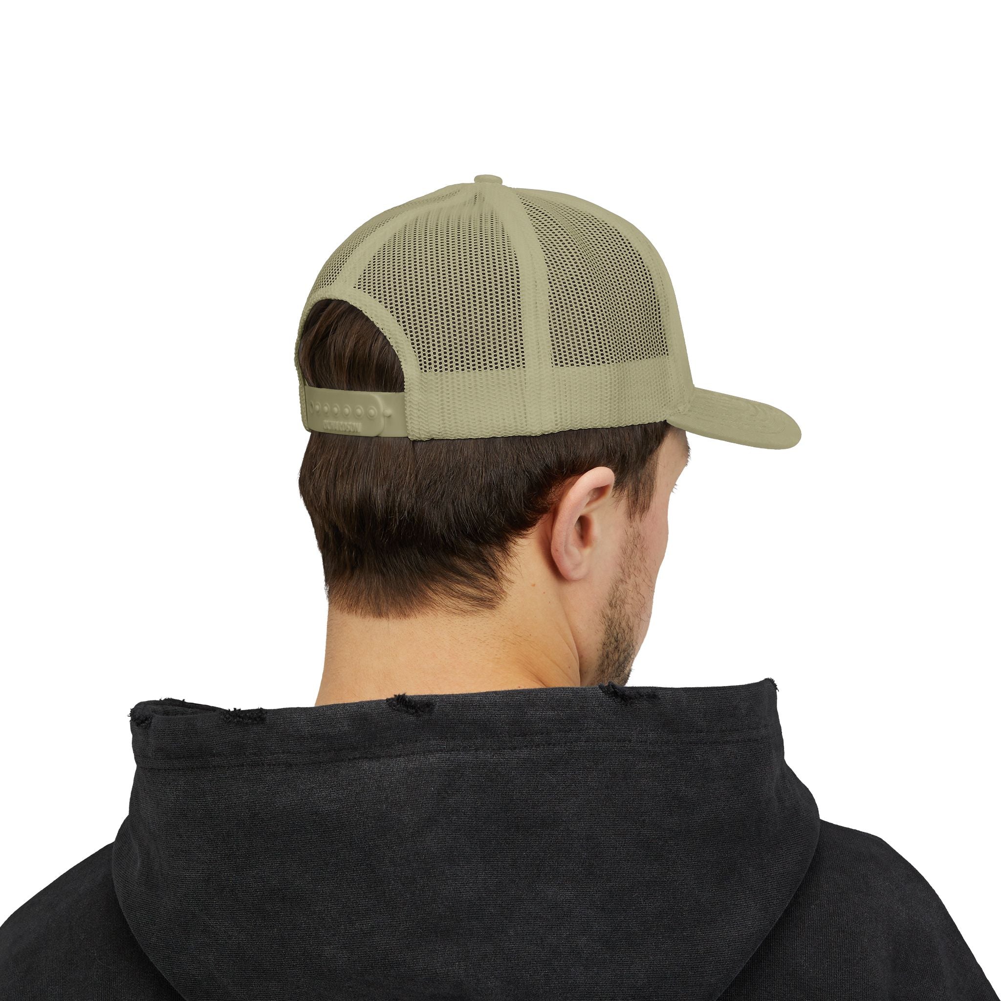 Save Me a Bite Trucker Cap — Cute Cherry Embroidered Snapback