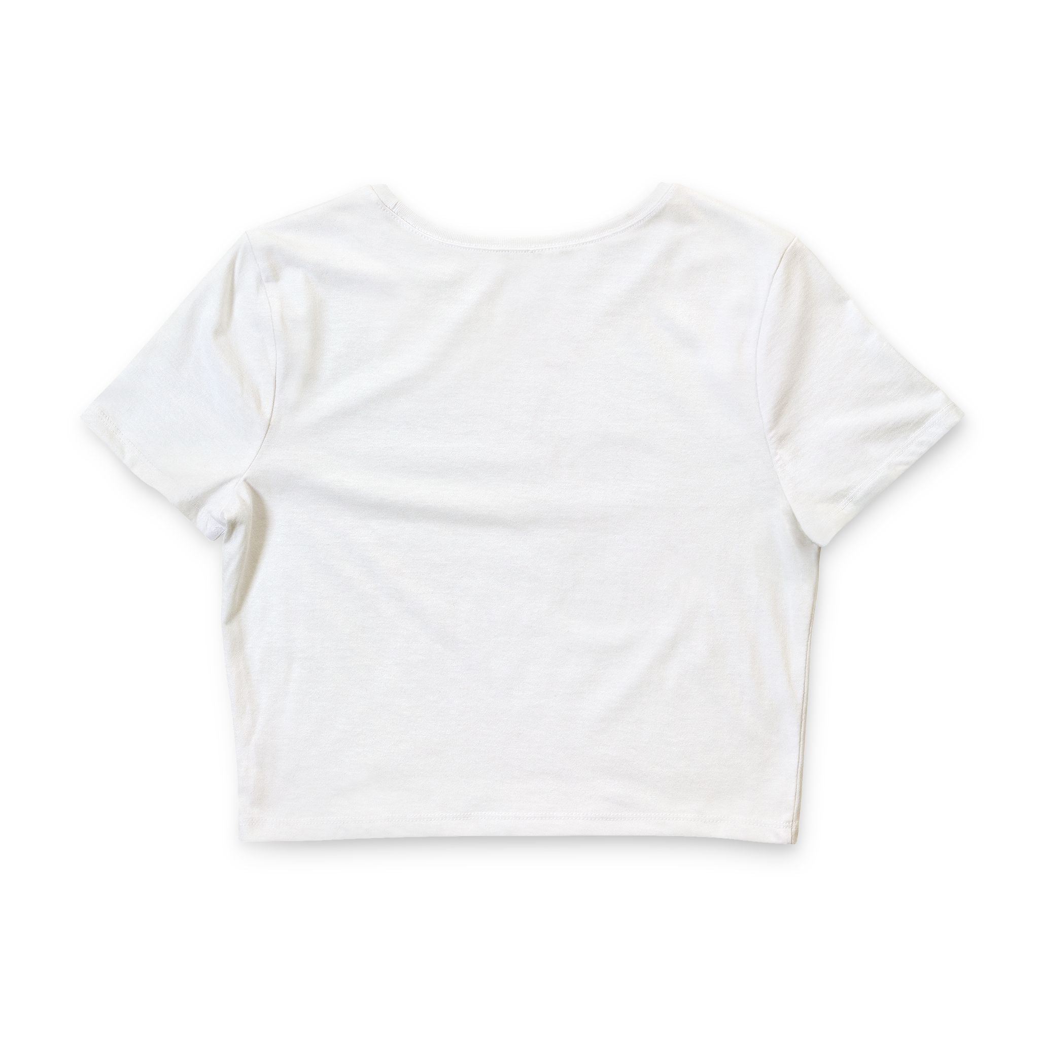 Pretty Girls Eat Dessert Crop Tee — Cute Foodie Graphic Top