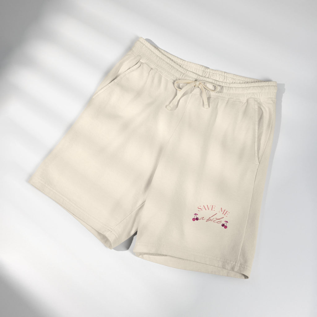 Save Me Sweat Shorts — Lightweight Garment-Dyed Fleece Lounge Shorts