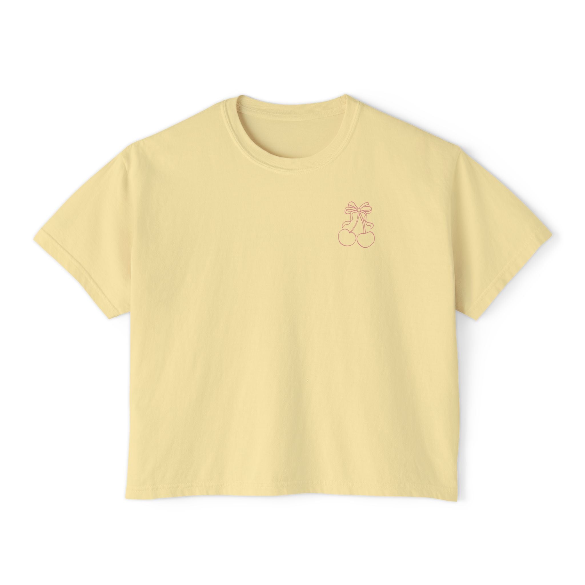 Pretty Girls Eat Dessert Boxy Tee