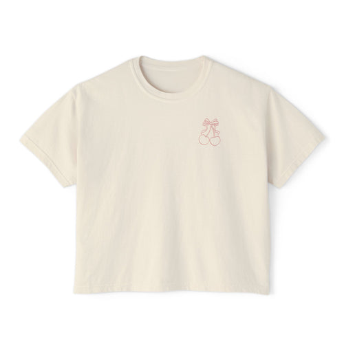Pretty Girls Eat Dessert Boxy Tee
